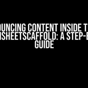 Bouncing Content Inside the BottomSheetScaffold: A Step-by-Step Guide